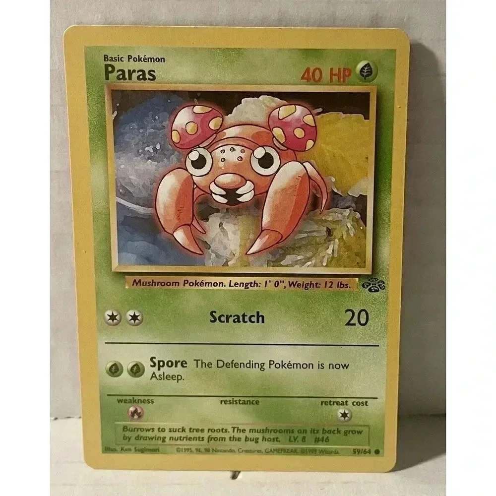 Pokémon TCG‎ Paras Jungle 59/64 Regular Unlimited Common